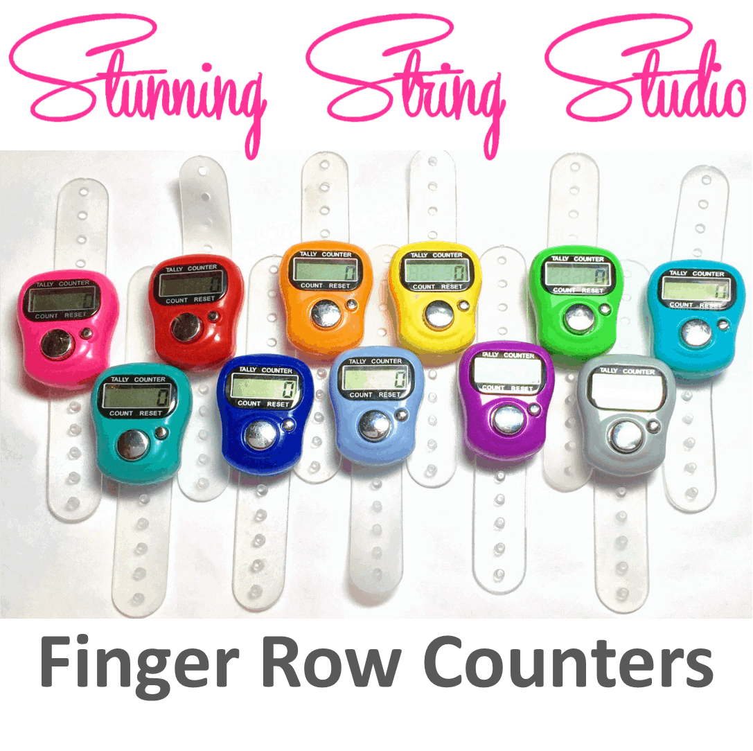 Finger Row Counter  Stunning String Studio