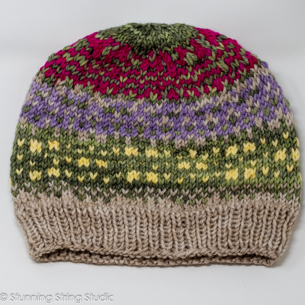 Anza Berrego Blooms Hat pattern | Stunning String Studio